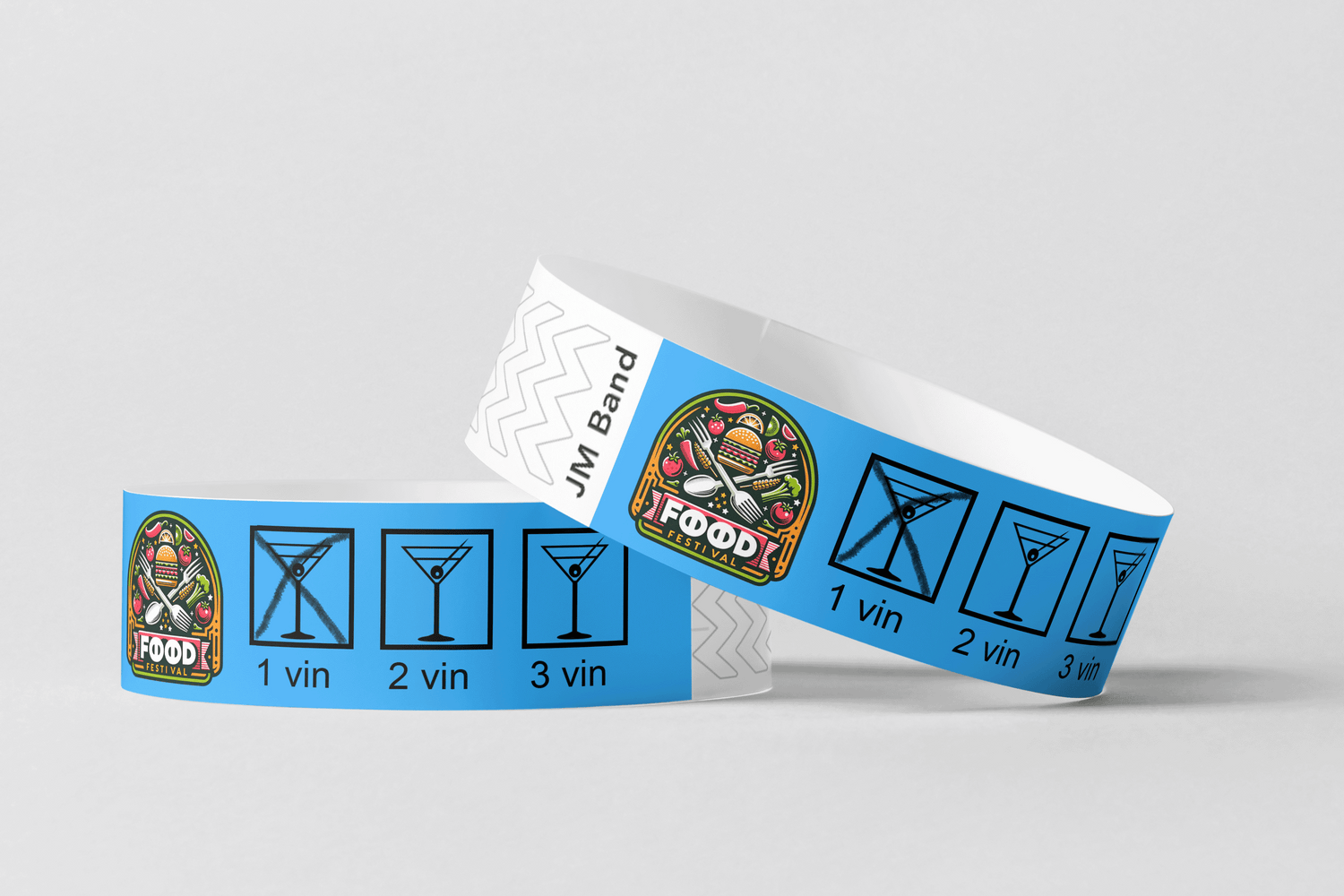wristbands for food festival and food market