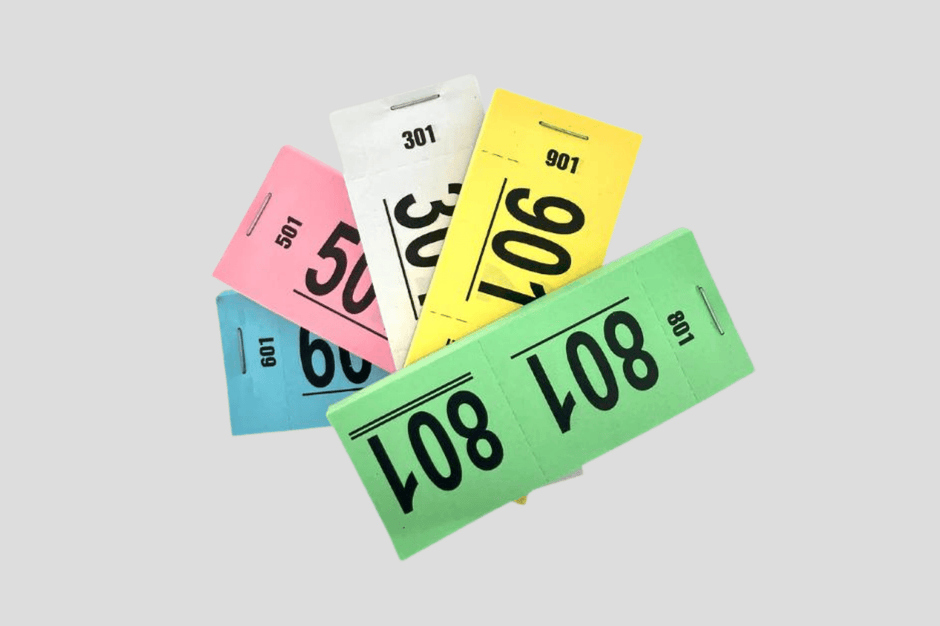 Cloakroom Tickets Plastic Cloakroom Numbers Numbered Cloakroom Tags
