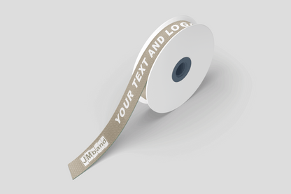 Bamboo Fabric Gift Ribbon with Print Ribbon JM Band UK   