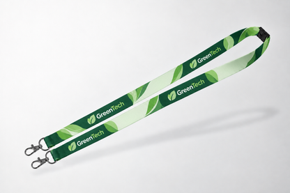 rPET Lanyards with Double Hooks