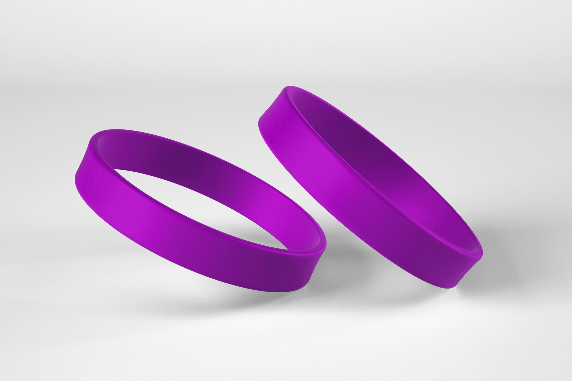 Plain Silicone Wristbands Silicone wristbands JM Band UK 1 Purple 