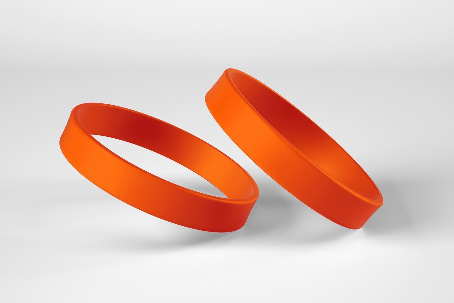 Plain Silicone Wristbands Silicone wristbands JM Band UK 1 Orange 