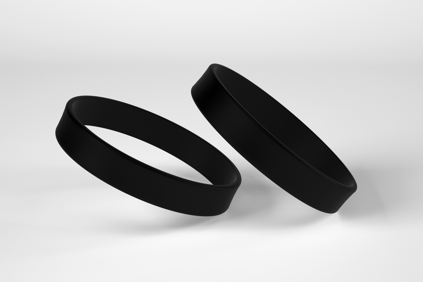 Plain Silicone Wristbands Silicone wristbands JM Band UK 1 Black 