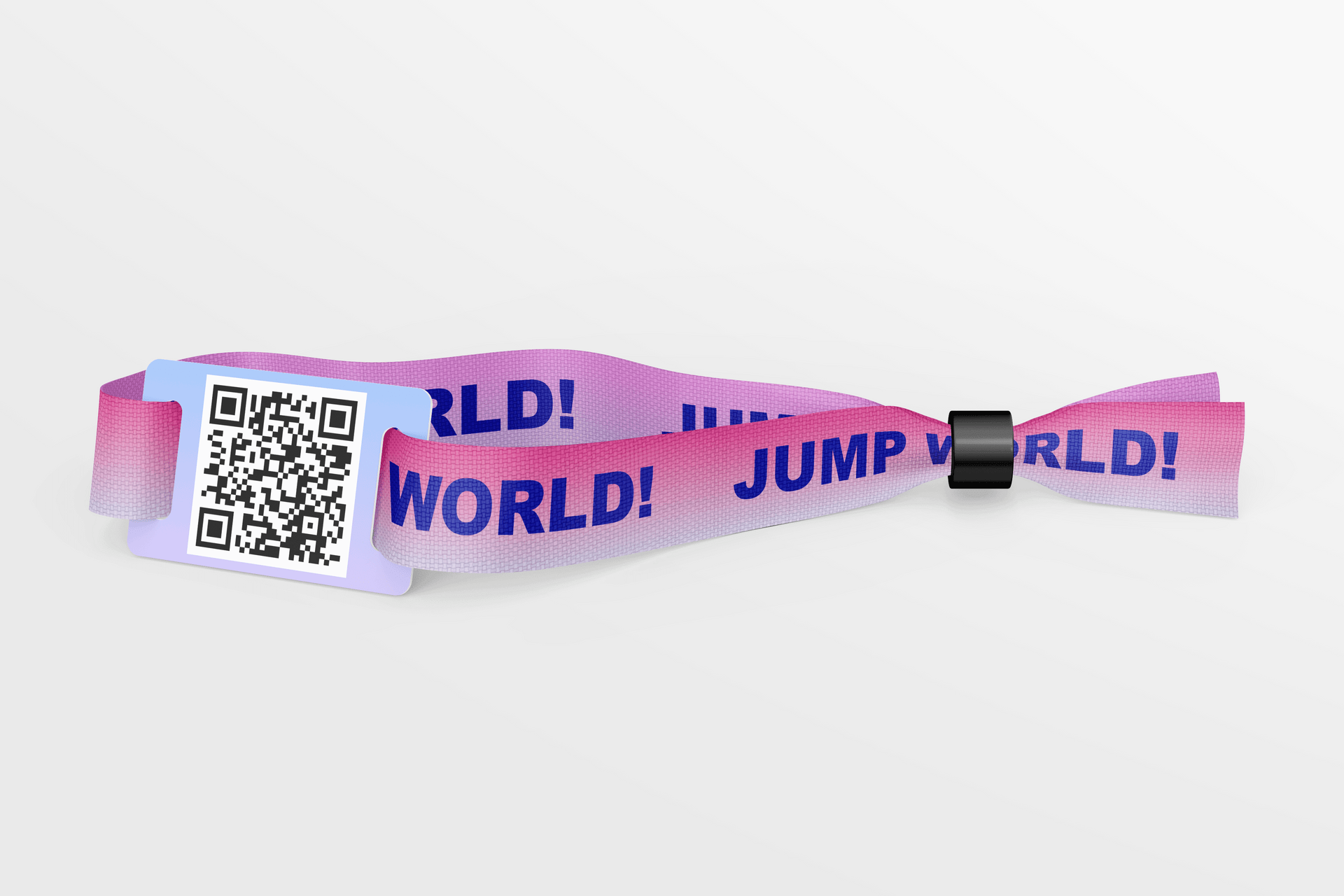 Fabric QR Code wristbands
