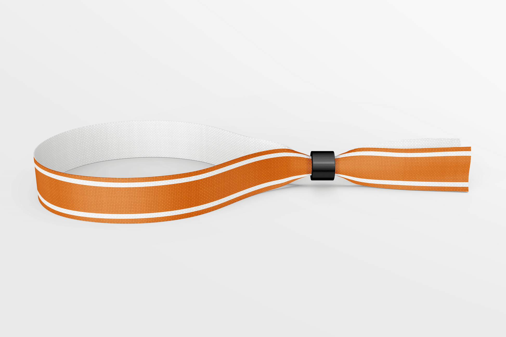 Fabric Wristbands in Stock Fabric Wristbands JM Band UK 50 Neon Orange 
